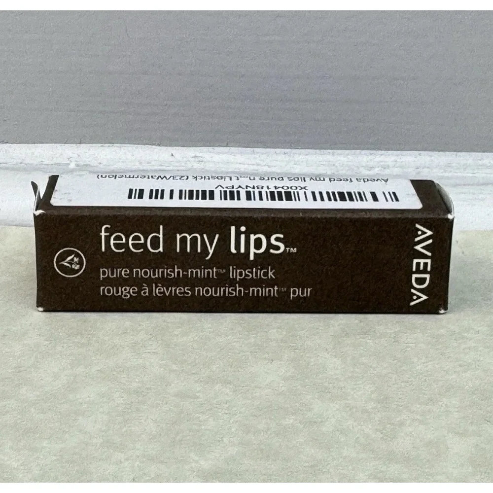 AVEDA Lipstick 23 Watermelon Feed My Lips Pure Nourish-Mint Long-Wearing Satin‎